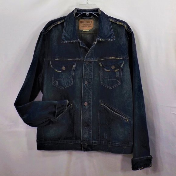 Hollister Jackets & Blazers - VINTAGE 70's Hollister Sanforized California Denim Trucker Jean Jacket Coat XL